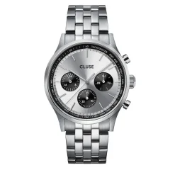 Montre Cluse Antheor Multifonction Argenté