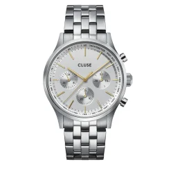 Montre Cluse Antheor Multifonction Argenté