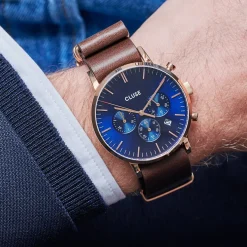 Montre Cluse Aravis Bleu