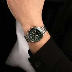 Montre Cluse Aravis Dual Timer Vert