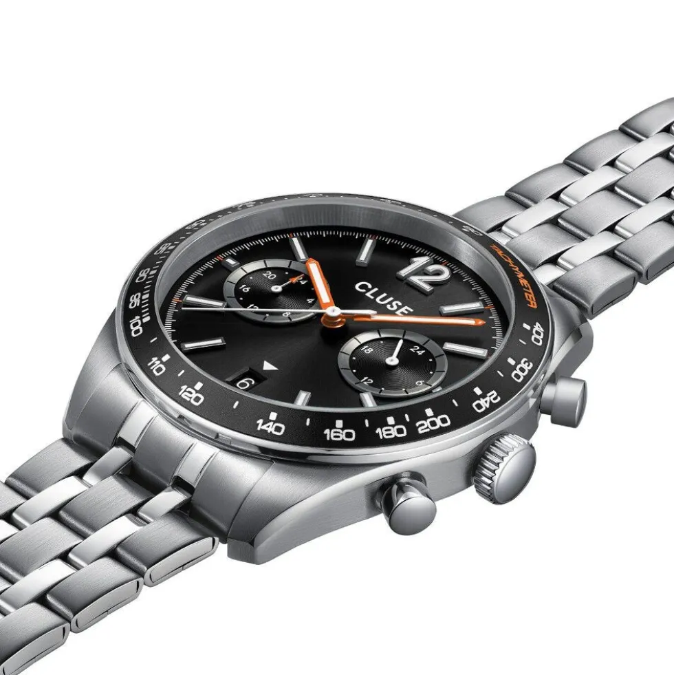 Montre Cluse Aravis Dual Timer Noir