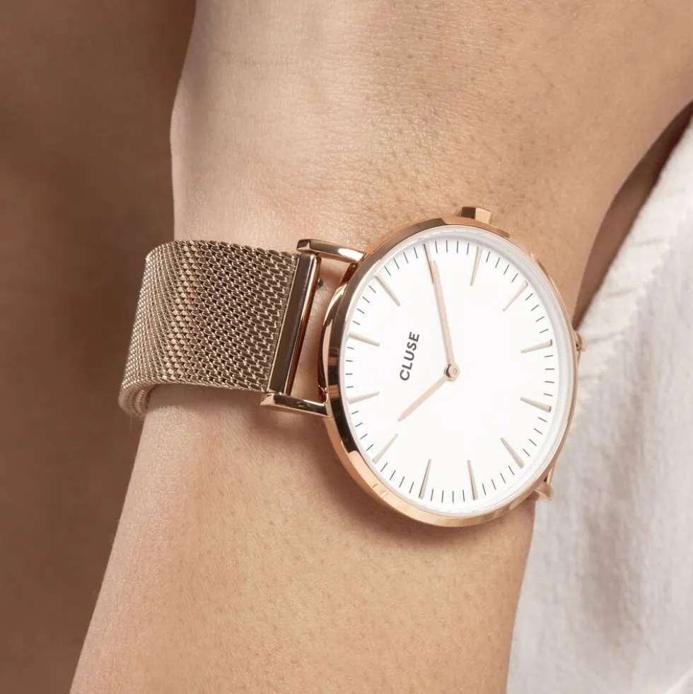 Montre Cluse Boho Chic Blanc