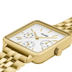 Montre Cluse La Tétragone Multifunction Blanc