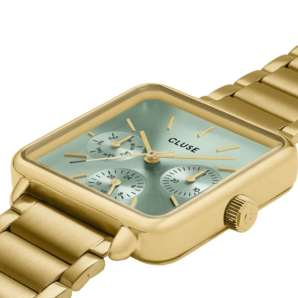 Montre Cluse La Tétragone Multifunction Vert