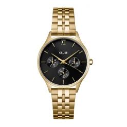 Montre Cluse Minuit Multifonction Noir