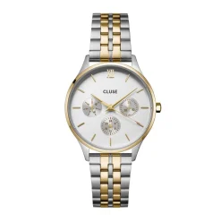 Montre Cluse Minuit Multifunction Argenté
