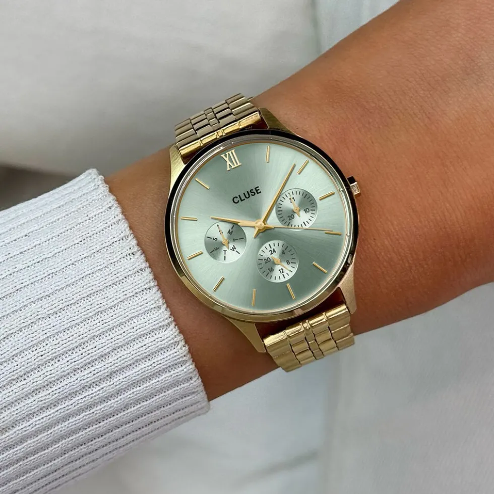 Montre Cluse Minuit Multifunction Vert