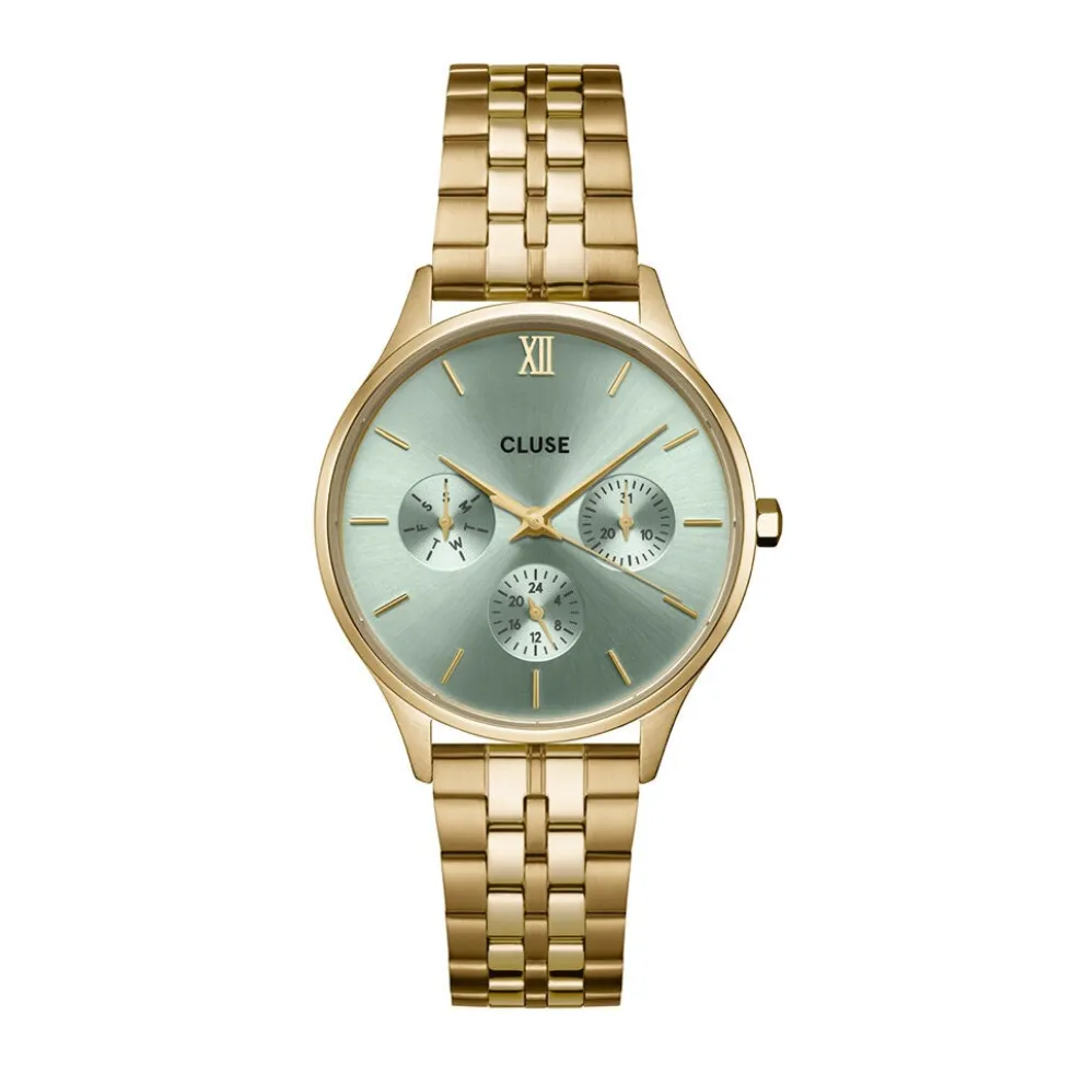Montre Cluse Minuit Multifunction Vert