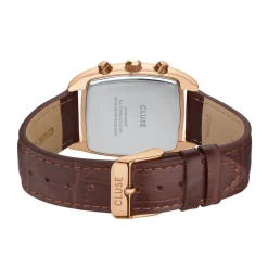 Montre Cluse Quartaut Chrono Marron