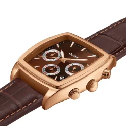 Montre Cluse Quartaut Chrono Marron