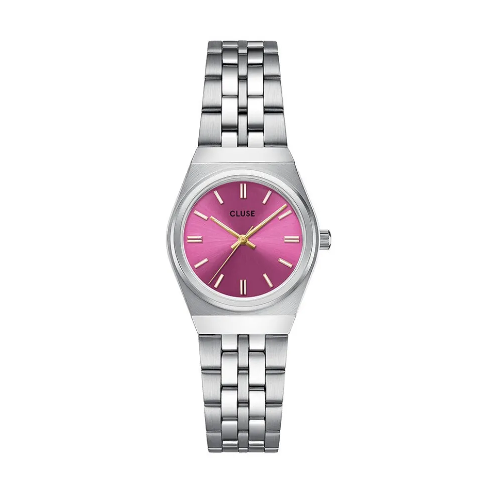 Montre Cluse Retro 70'S Mini Fuschia