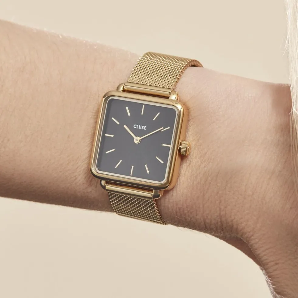 Montre Cluse Tetragone Noir