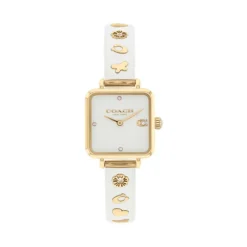 Montre Coach Cass Blanc