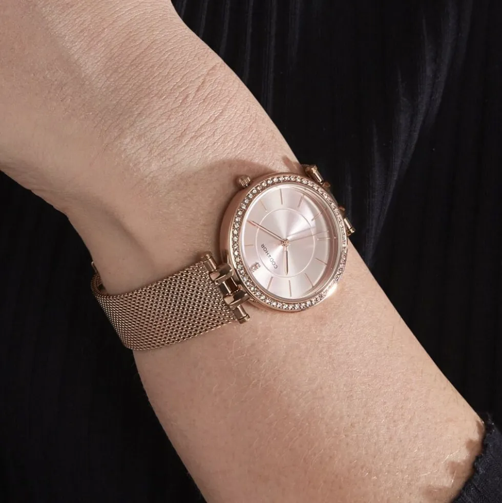 Montre Codhor Celinia Doré Rose