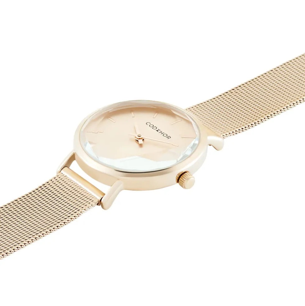 Montre Codhor Elsa Doré Rose