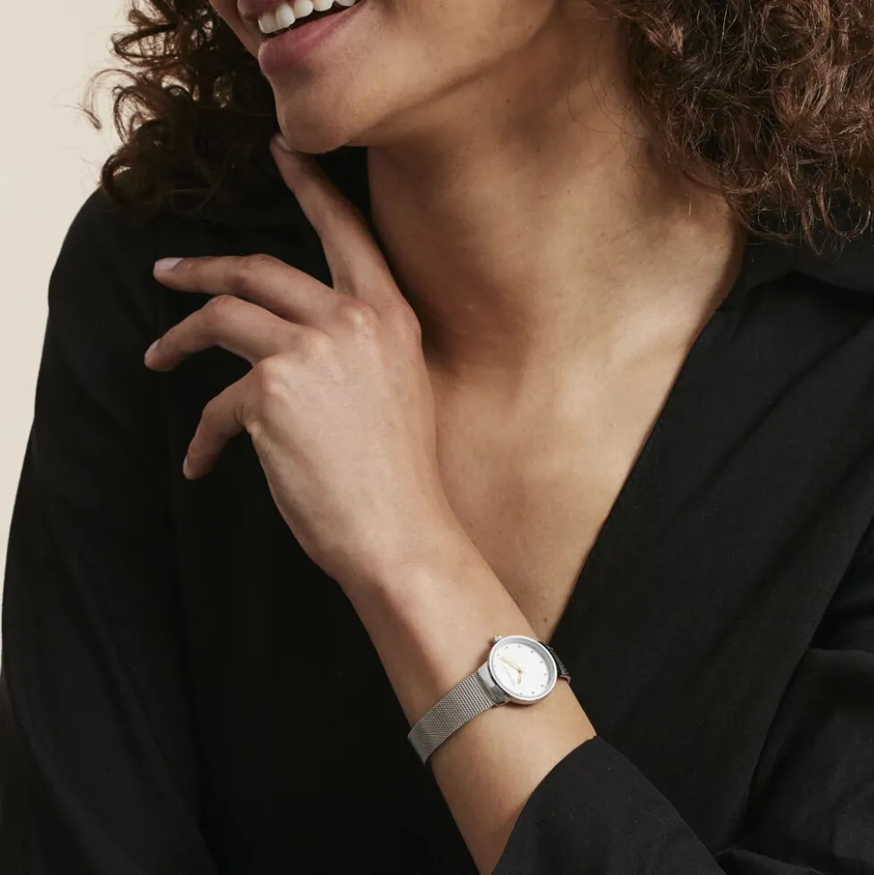 Montre Codhor Fleur Blanc
