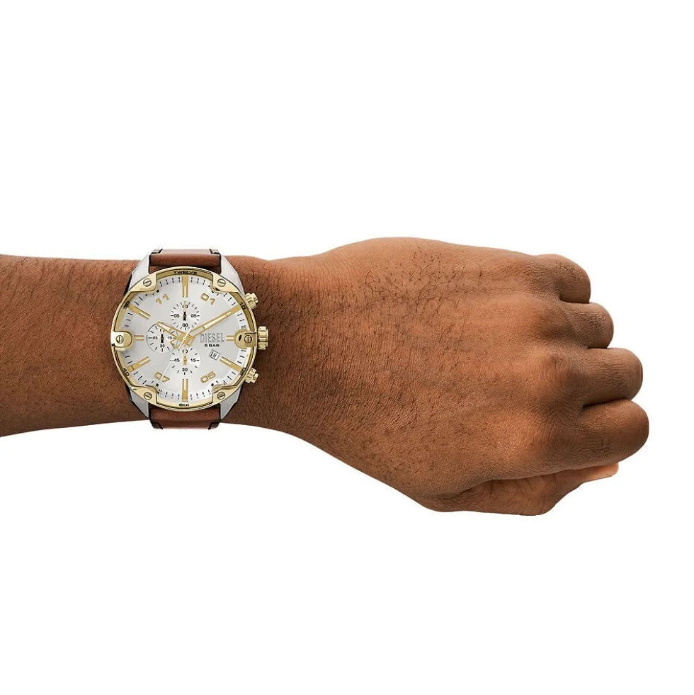 Montre Diesel Spiked Argenté