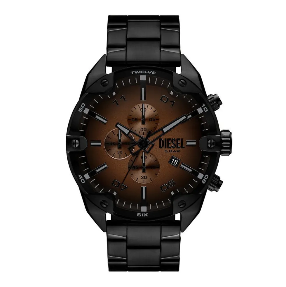 Montre Diesel Spiked Marron