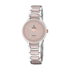 Montre Festina Ceramic Bimatiere Beige