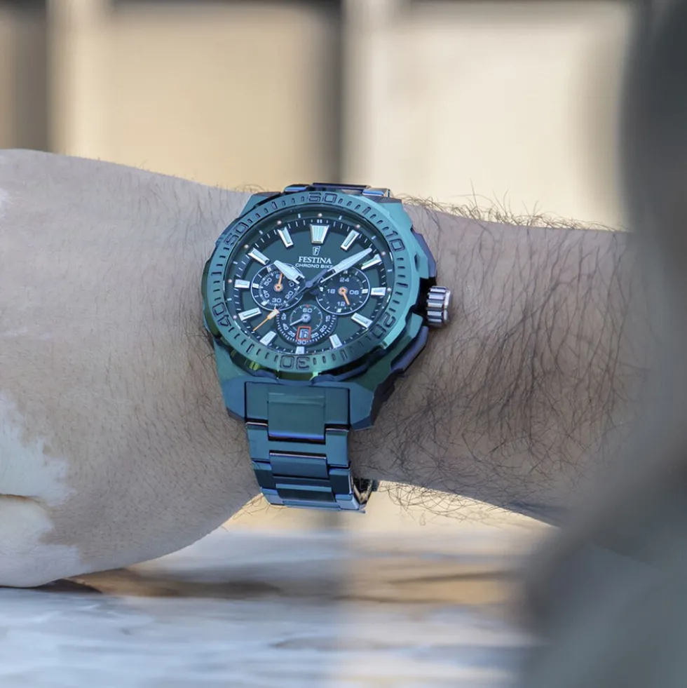 Montre Festina Chrono Bike Edition Speciale Vert