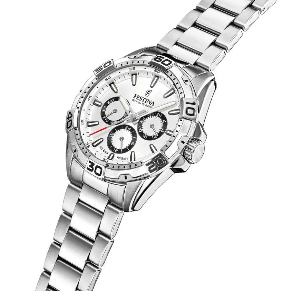 Montre Festina Multifonctions 45 Argenté