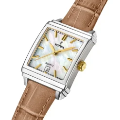 Montre Festina On The Square Nacre Blanche