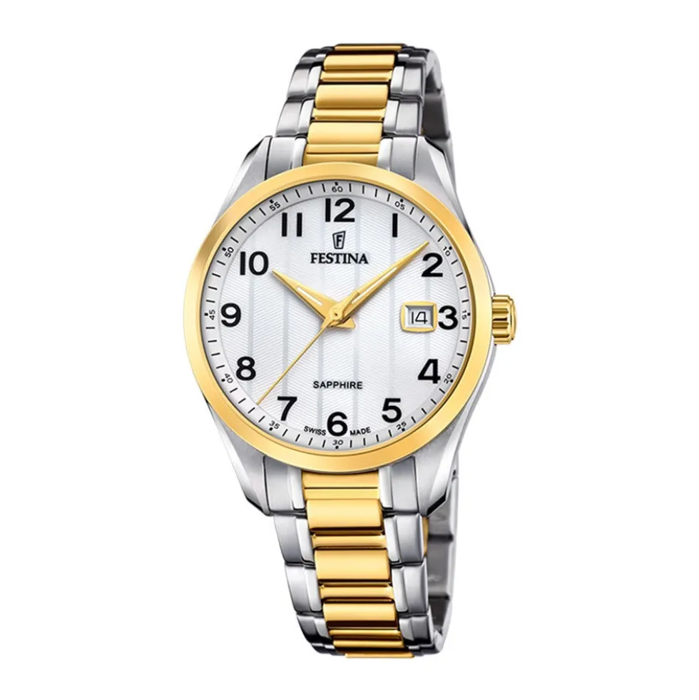Montre Festina Swiss Made 37,5 Argenté