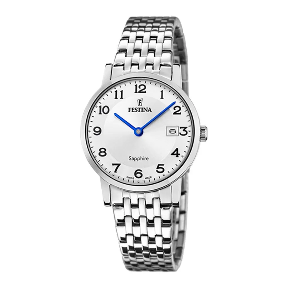 Montre Festina Swiss Made 29 Argenté