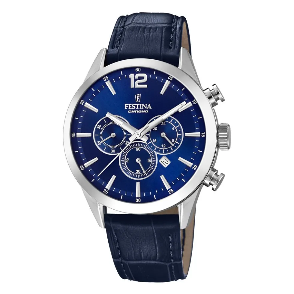Montre Festina Timeless Chronograph Bleu