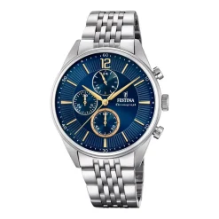 Montre Festina Timeless Chronograph Bleu