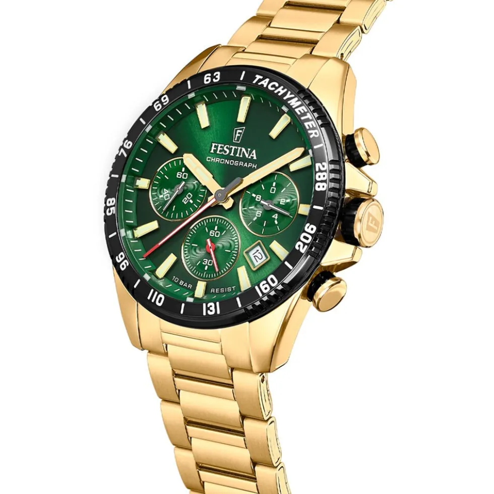 Montre Festina Timeless Chrono 45-2 Vert