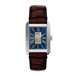 Montre Fossil Carraway Automatic Bleu