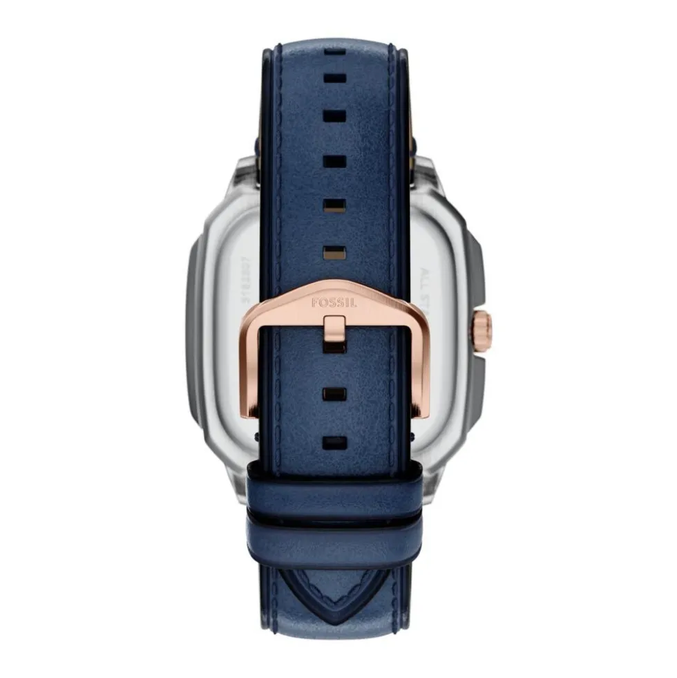 Montre Fossil Crosby Bleu