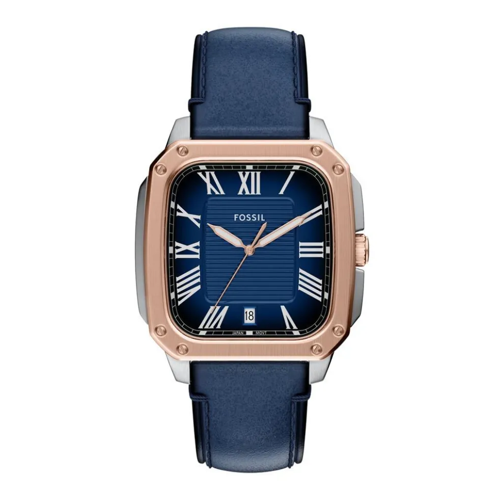 Montre Fossil Crosby Bleu