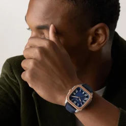 Montre Fossil Crosby Bleu