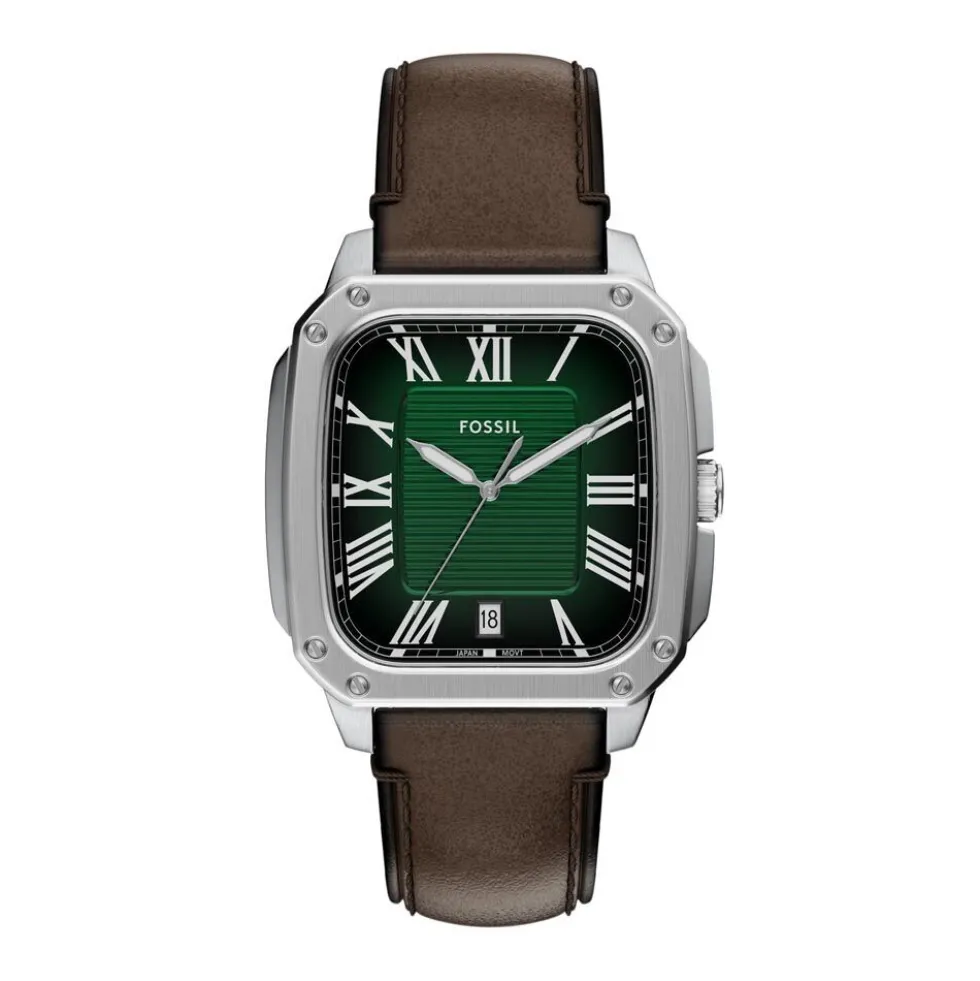 Montre Fossil Crosby Vert