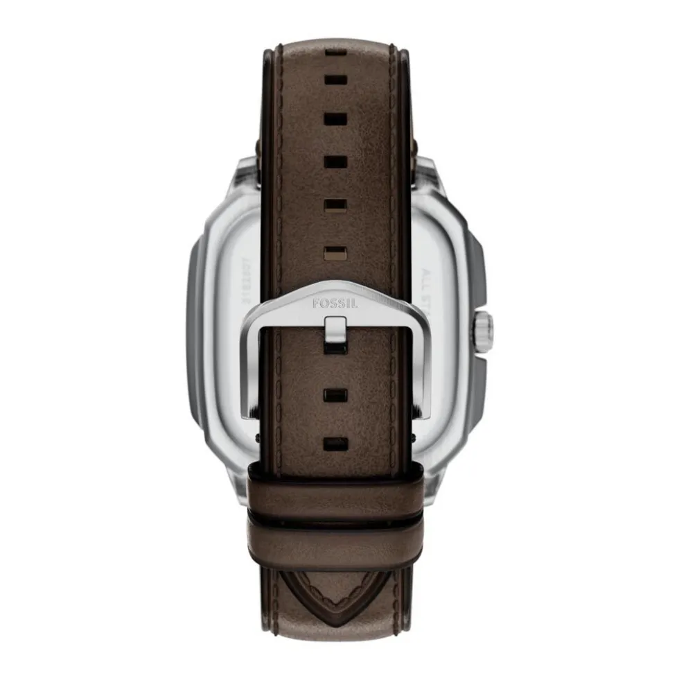 Montre Fossil Crosby Vert