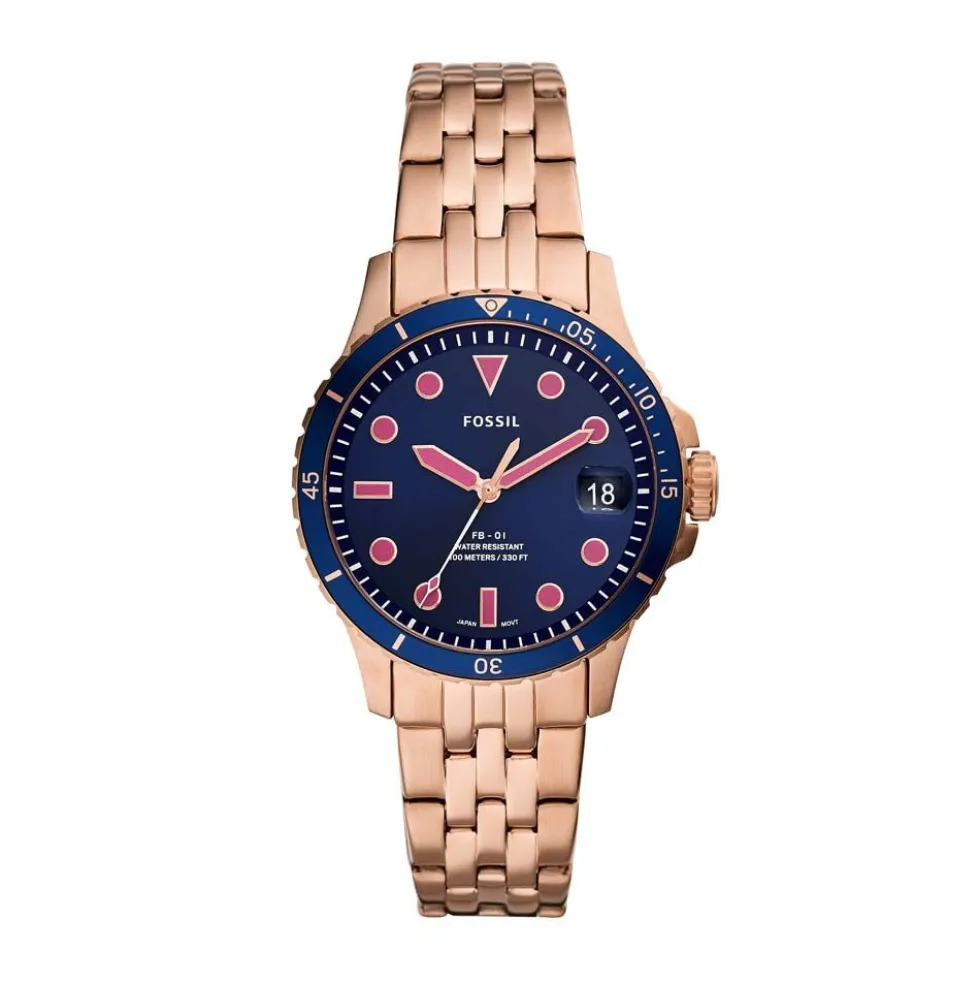 Montre Fossil Fb 01- Bleu