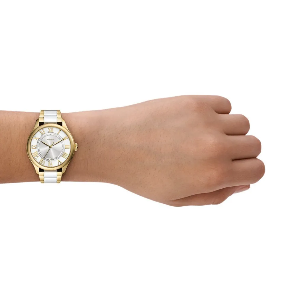 Montre Fossil Gilmore Blanc