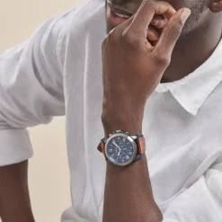 Montre Fossil Grant Bleu