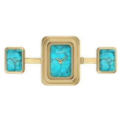 Montre Fossil Raquel Watch Ring Bleu