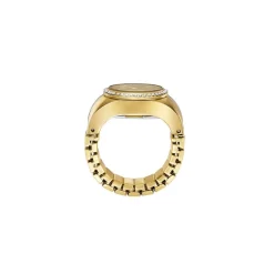 Montre Fossil Watch Ring Doré