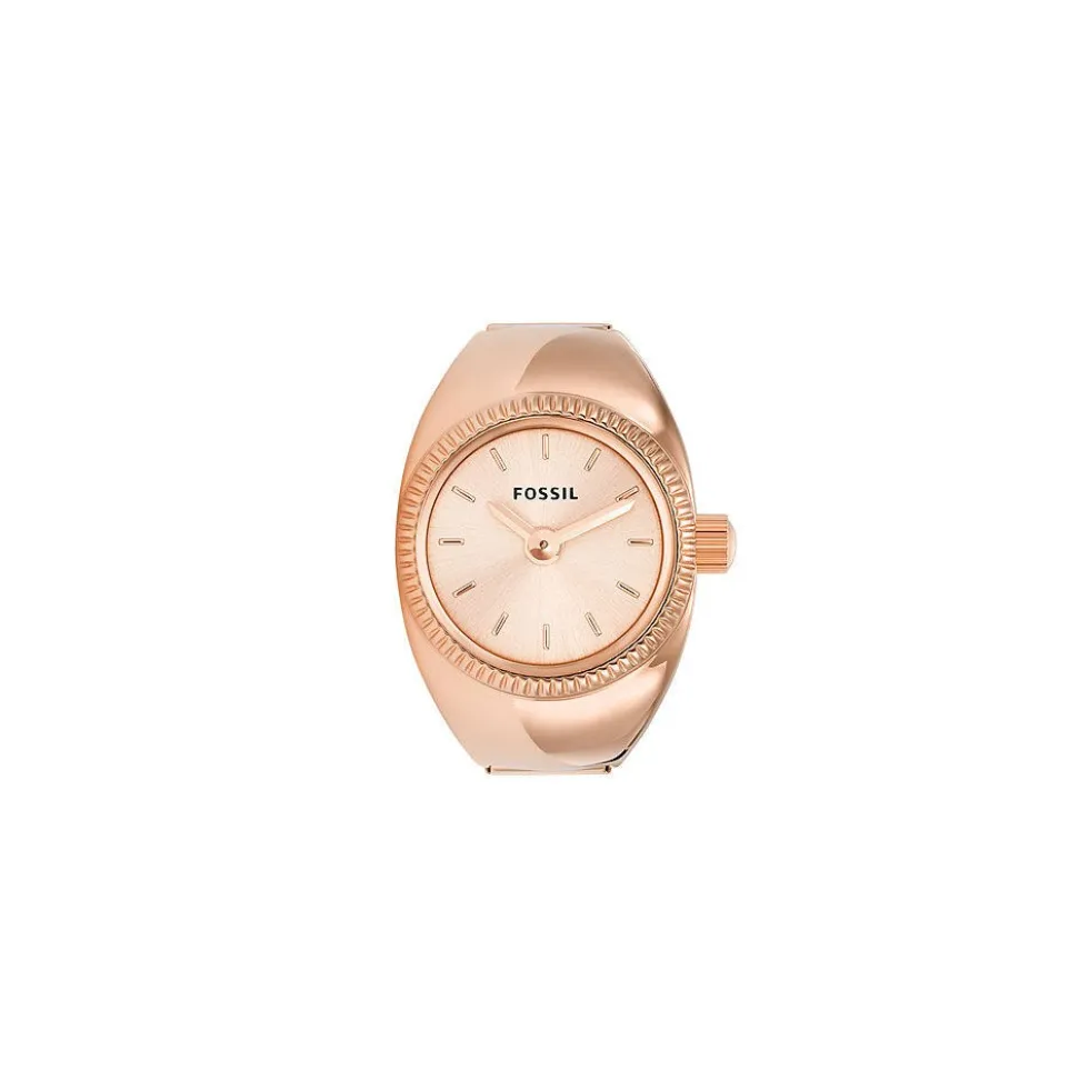 Montre Fossil Watch Ring Rose
