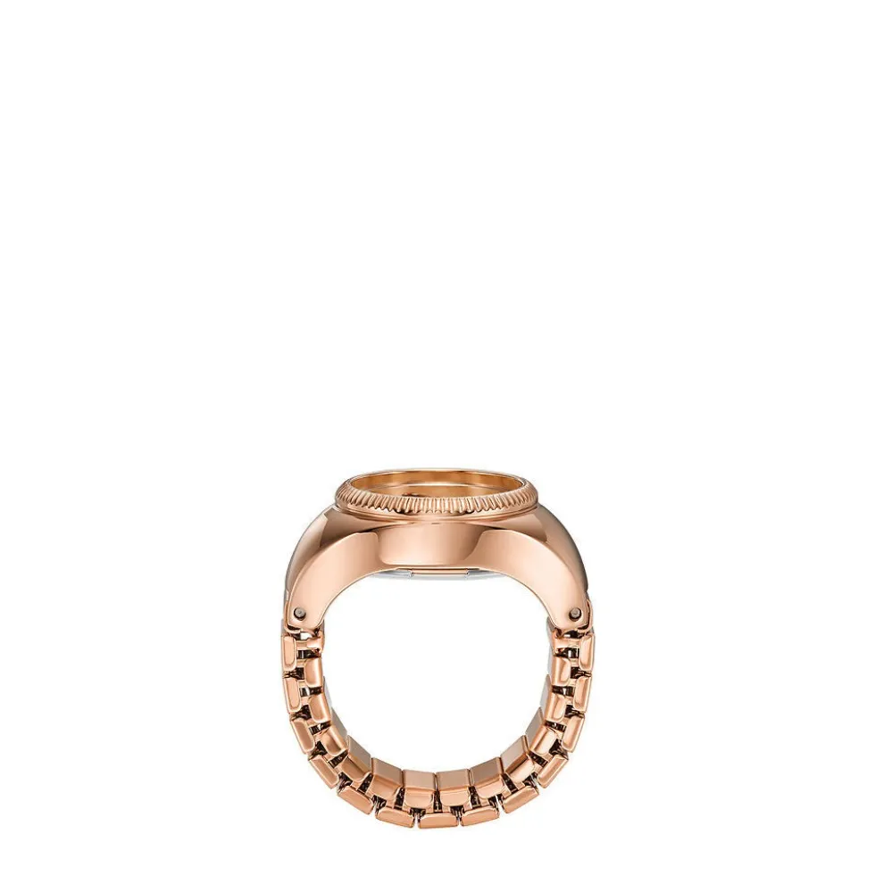 Montre Fossil Watch Ring Rose