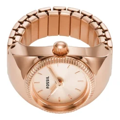 Montre Fossil Watch Ring Rose
