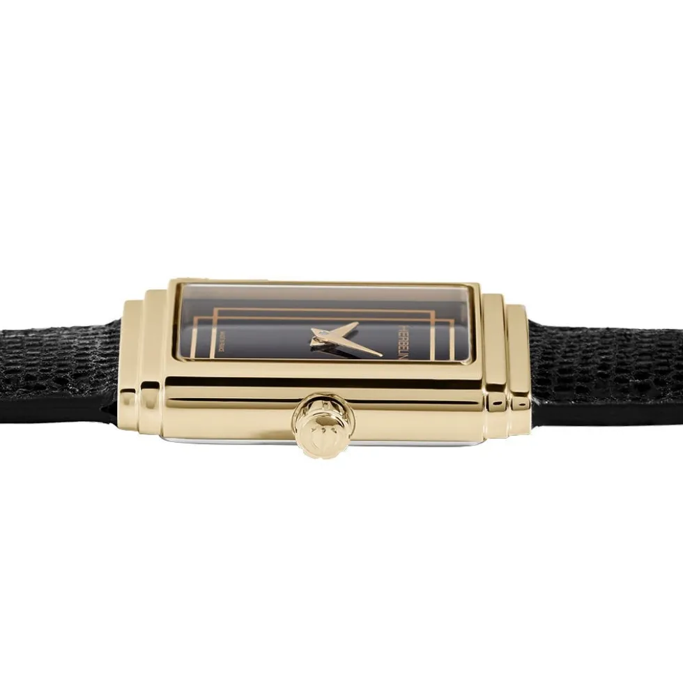 Montre Herbelin Art Deco Noir