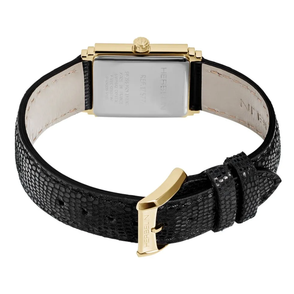 Montre Herbelin Art Deco Noir