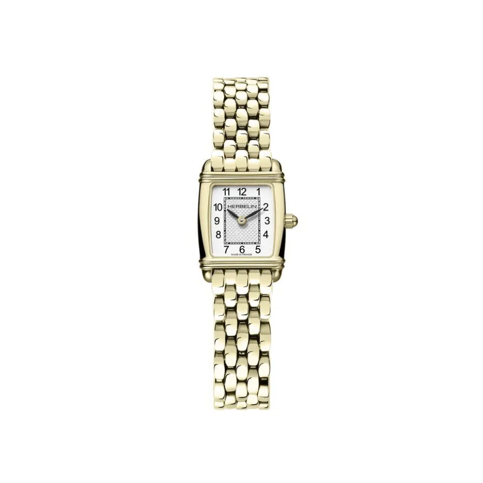 Montre Herbelin Art Deco Argenté