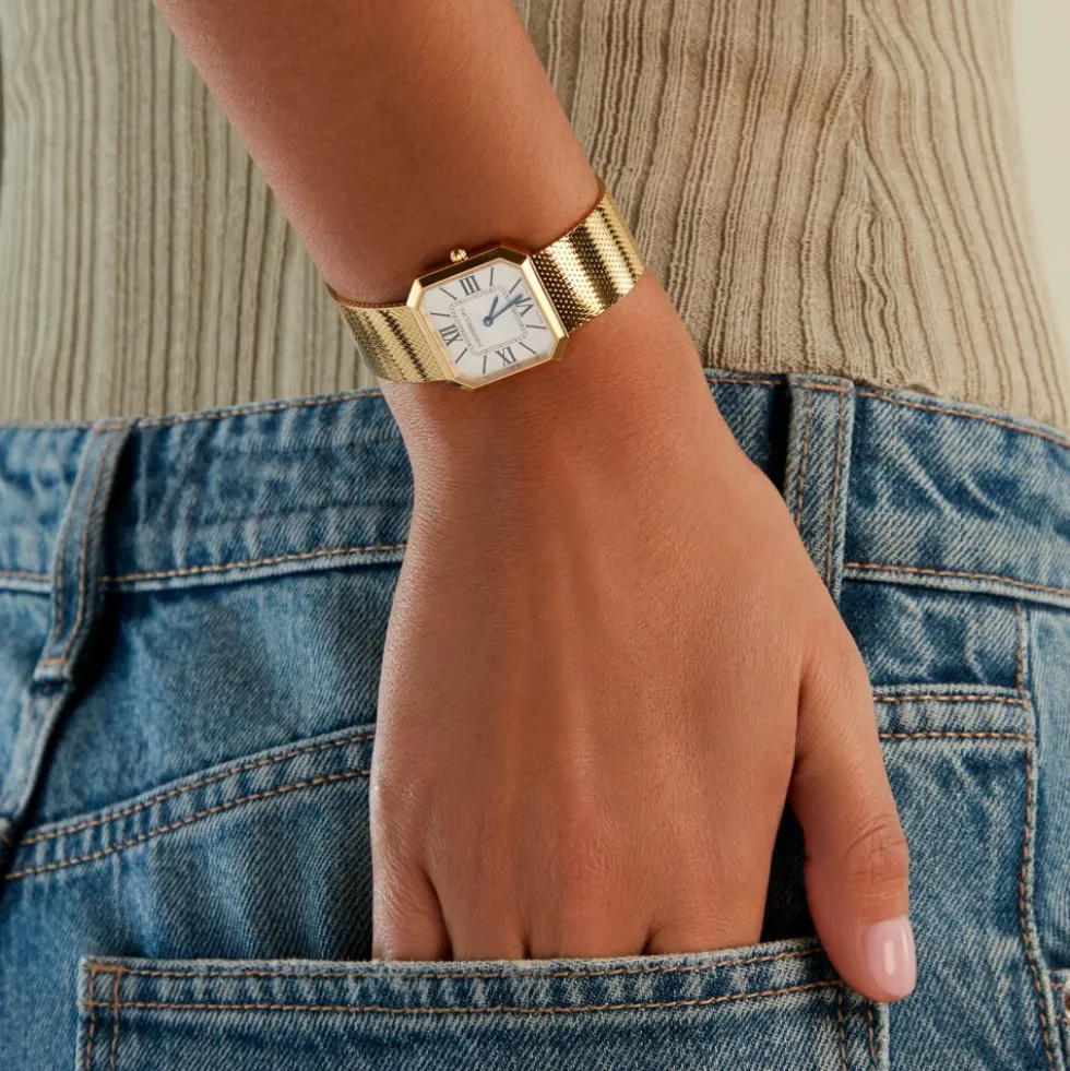 Montre Herbelin Octogone Argenté