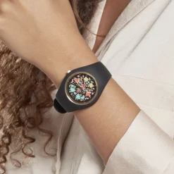 Montre Ice Watch Flower Noir